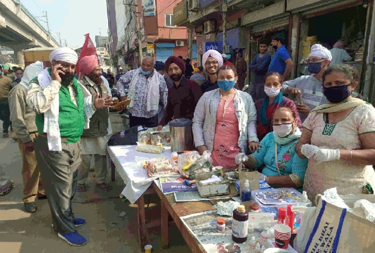 Punjab's farmers protesting at the ticking border said there is no shortage of money and food