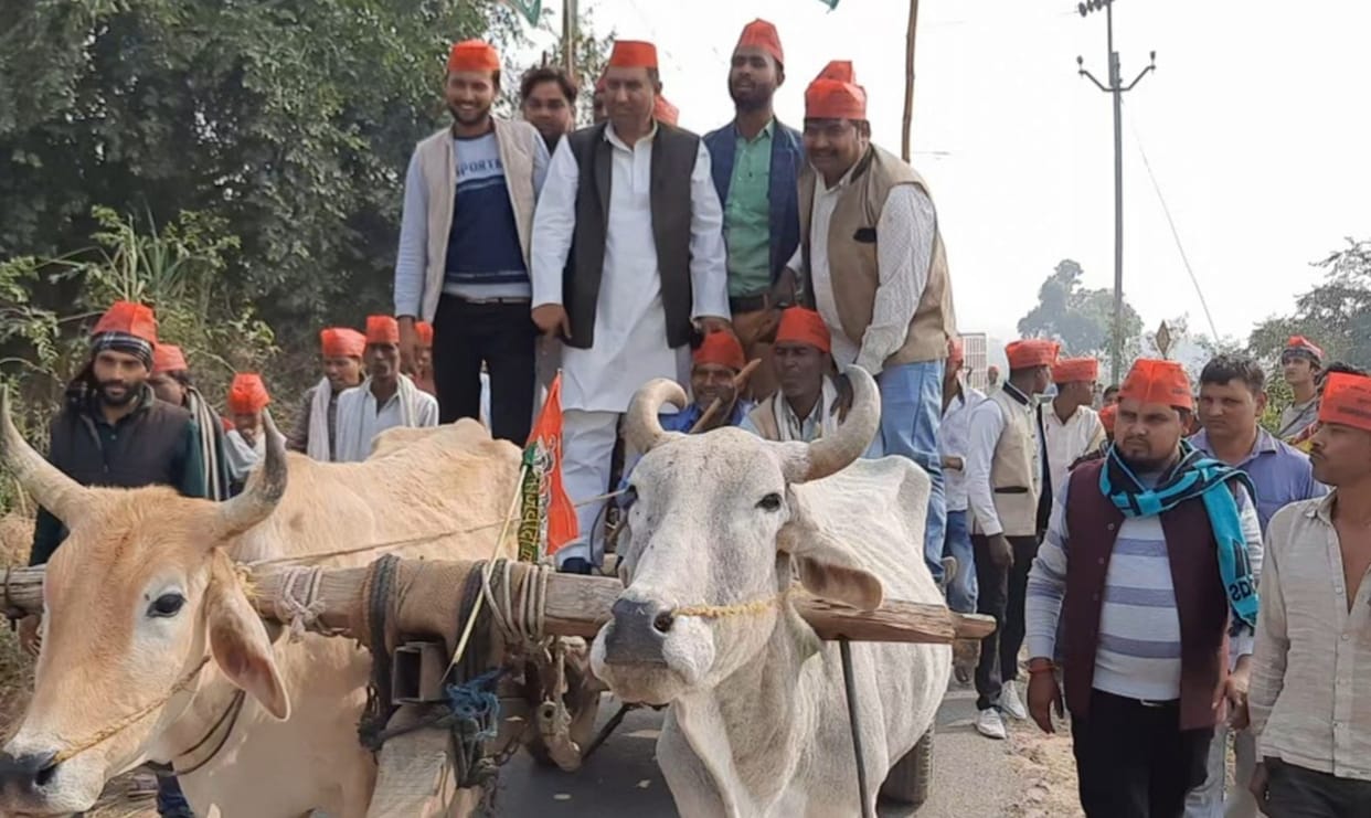 SP took out farmers journey, performed