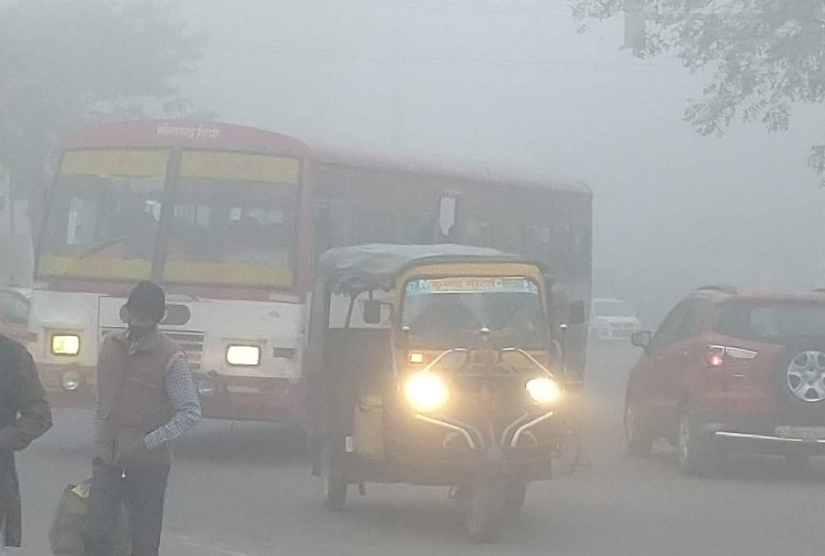 Heavy fog continuously cold wave news update Gorakhpur
