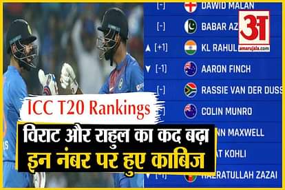 ICC T20 Rankings: kl rahul viral kohli batting ranking increase