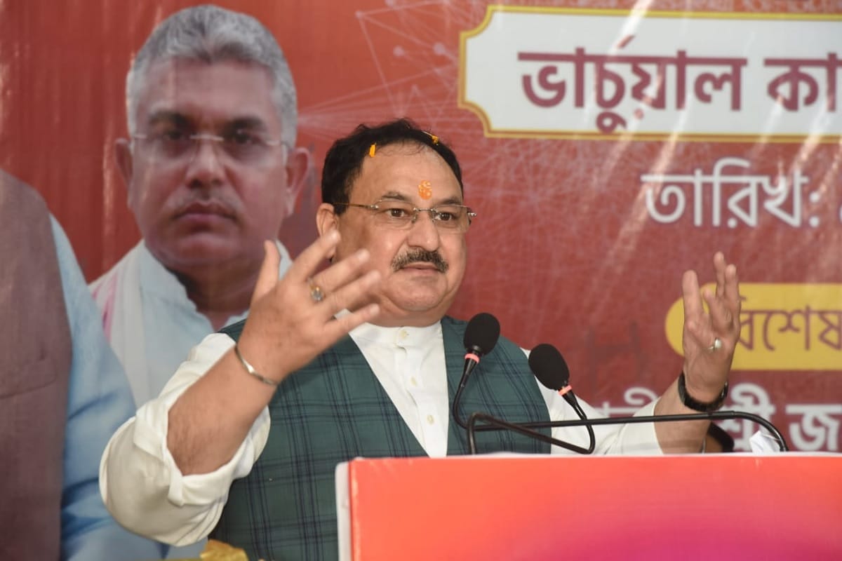 BJP Chief JP Nadda in West Bengal news in HIndi