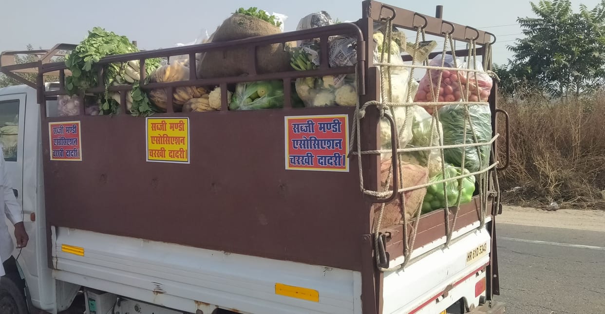Kisan agitation: Tikari borders carrying two vehicles logistics everyday
