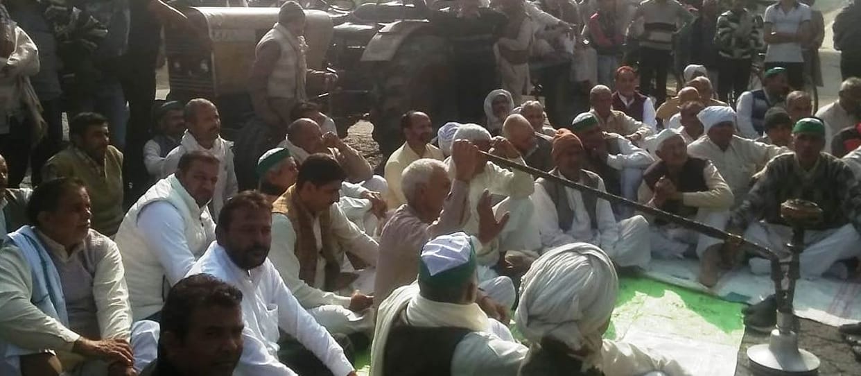 There was a fierce commotion during the jam in Budhana