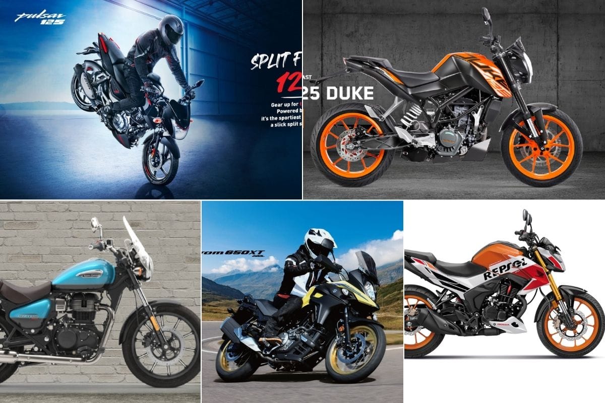 2021 KTM 125 Duke to Bajaj Pulsar 125 Split Seat to Royal Enfield Meteor 350 to KTM 250 Adventure to Yamaha FZS-FI Vintage Edition here are seven latest bikes in India