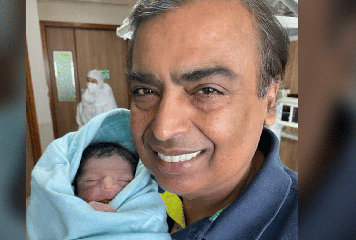 Mukesh Ambani Nita Ambani are grandparents Akash Ambani Shloka parents of baby boy