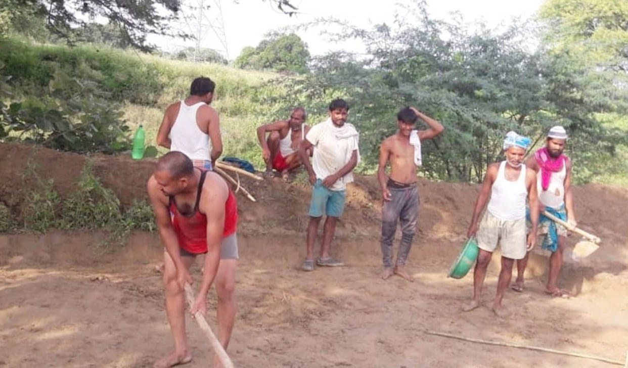 Workers flee again, 1835 MNREGA work stalled in Mandal