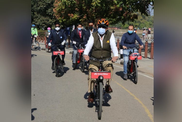 Cycle for change project starts in Chandigarh