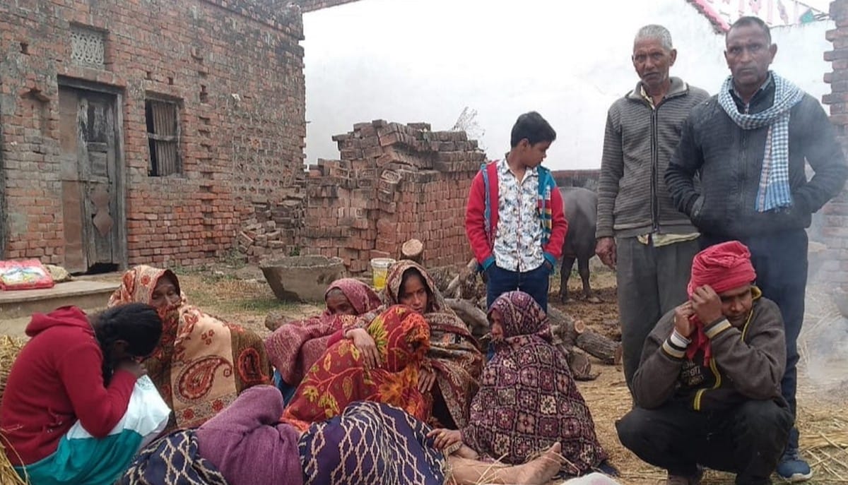 Farmer shocked by burning paddy crop dies during treatment in chandauli up