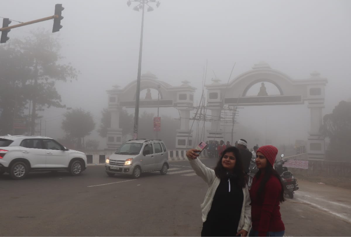 Gorakhpur Cold wave heavy fog weather update news