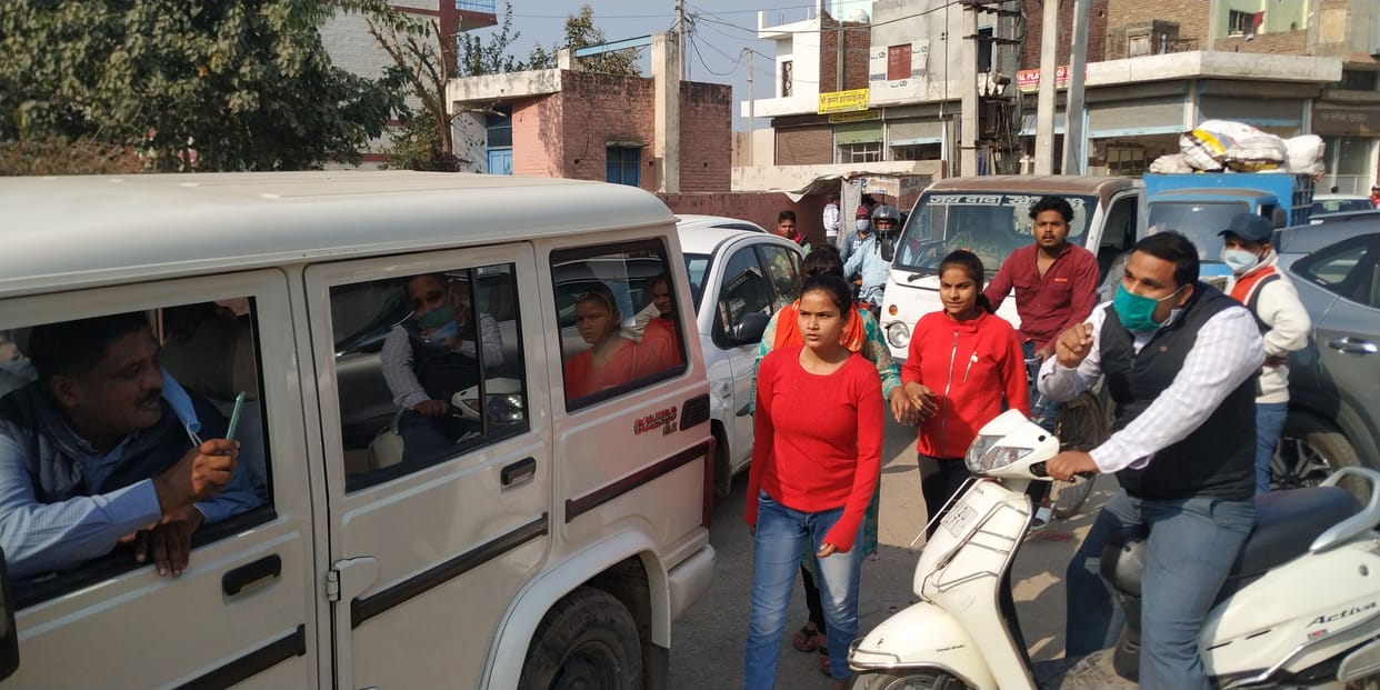 NP administration removed encroachment from Janata Bazaar and New Vegetable Market