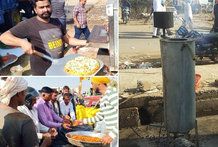 Kisan Andolan: Farmer arranged a unique hand pump, which heats the water