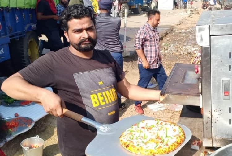 Kisan Andolan: Farmer arranged a unique hand pump, which heats the water