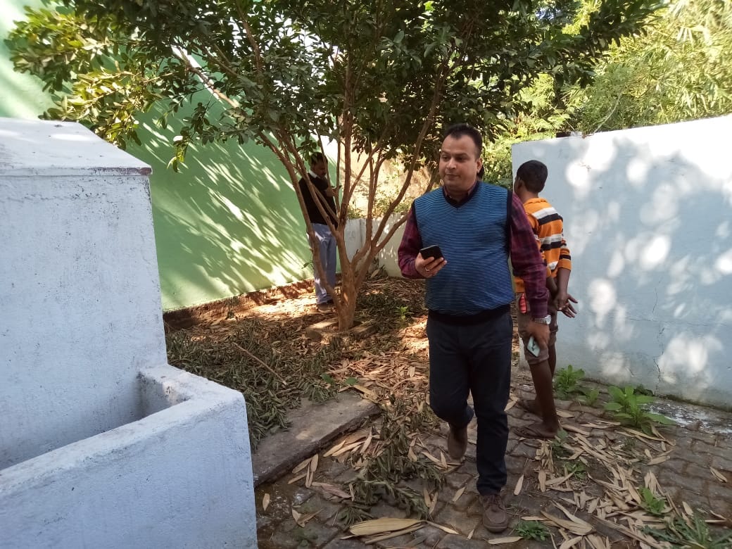 Displeased at not having urinal in school