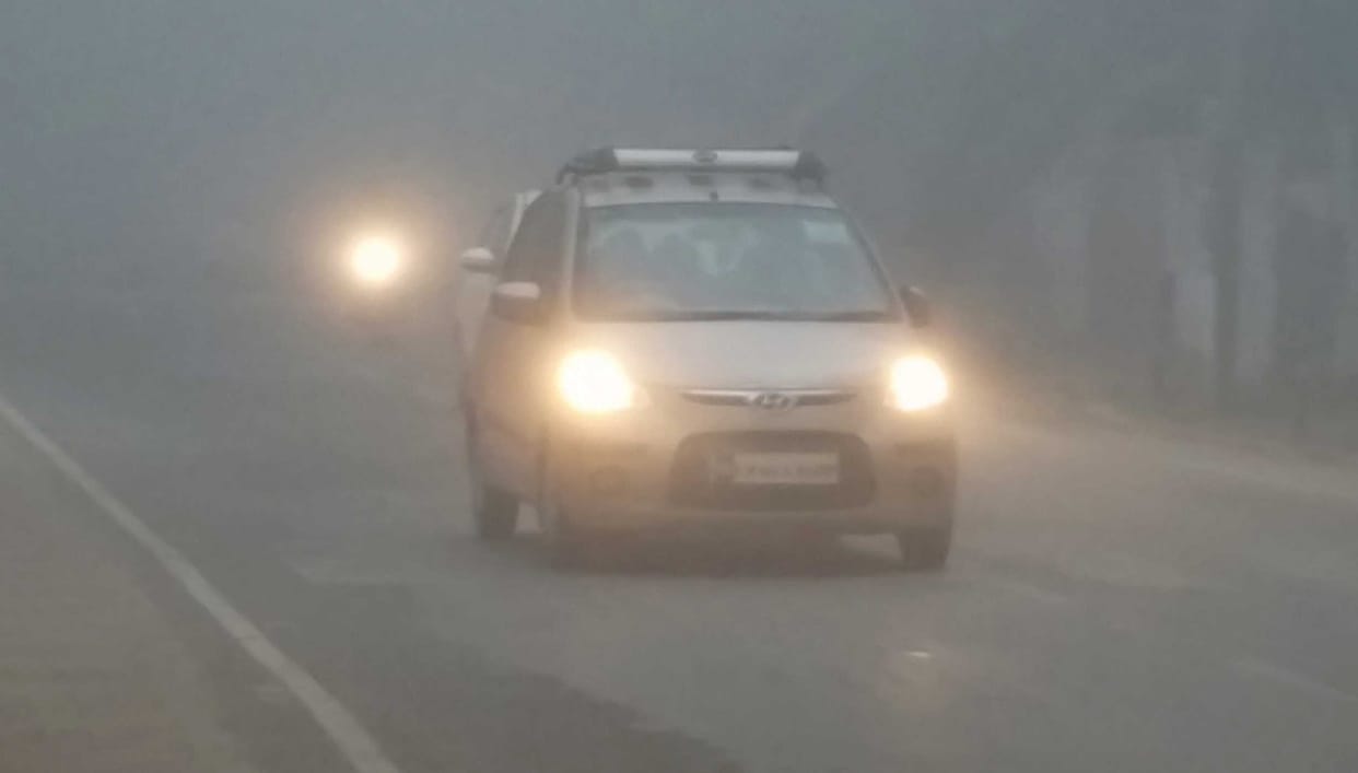 Morning wrapped in fog