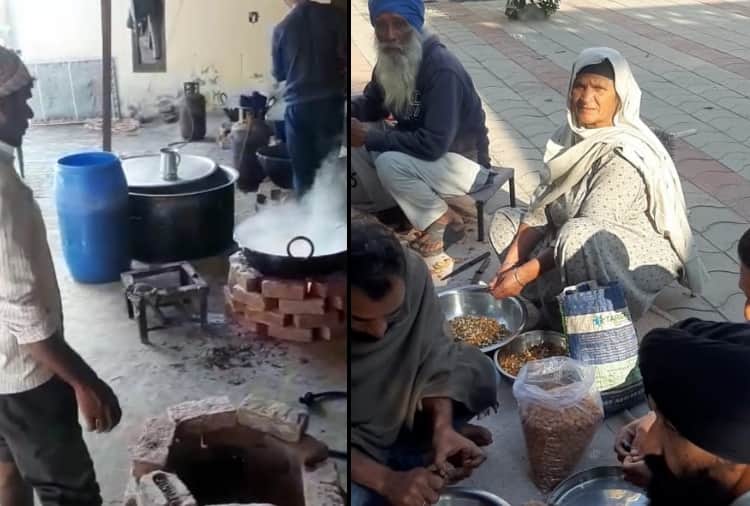 Villagers of Mohali sent Carrot halwa to delhi for farmers 