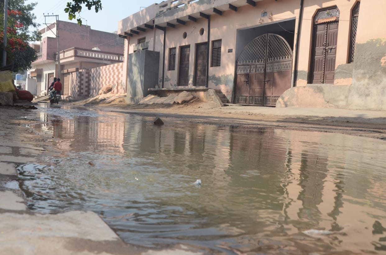 13 km was laid after spending two crores. New sewer lines are also hitting back