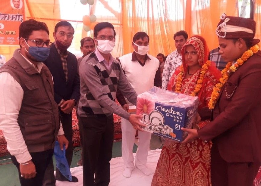 Hathras: 62 Navyugala tied knot in the district