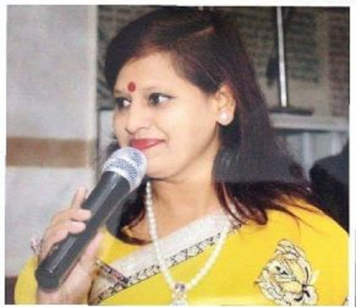 Dr. Indu Jain gave a melodious presentation of Mangalashtak in the new Parliament House Bhoomi Poojan program