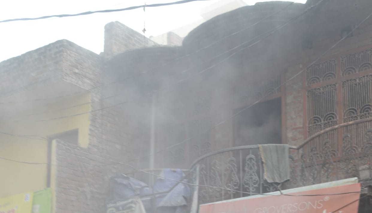Gas fire caused chaos in fire