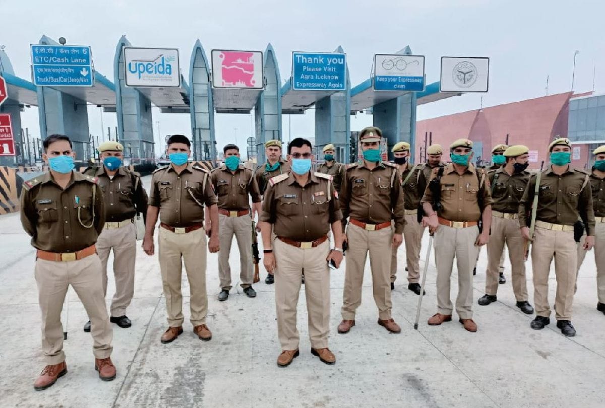 farmers protest update: police deployed on expressway and highway in agra