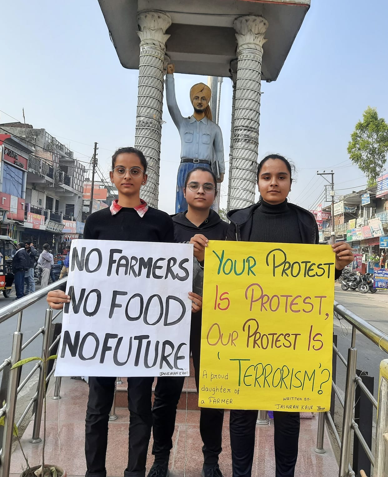 Daughters came forward in support of kisan movement