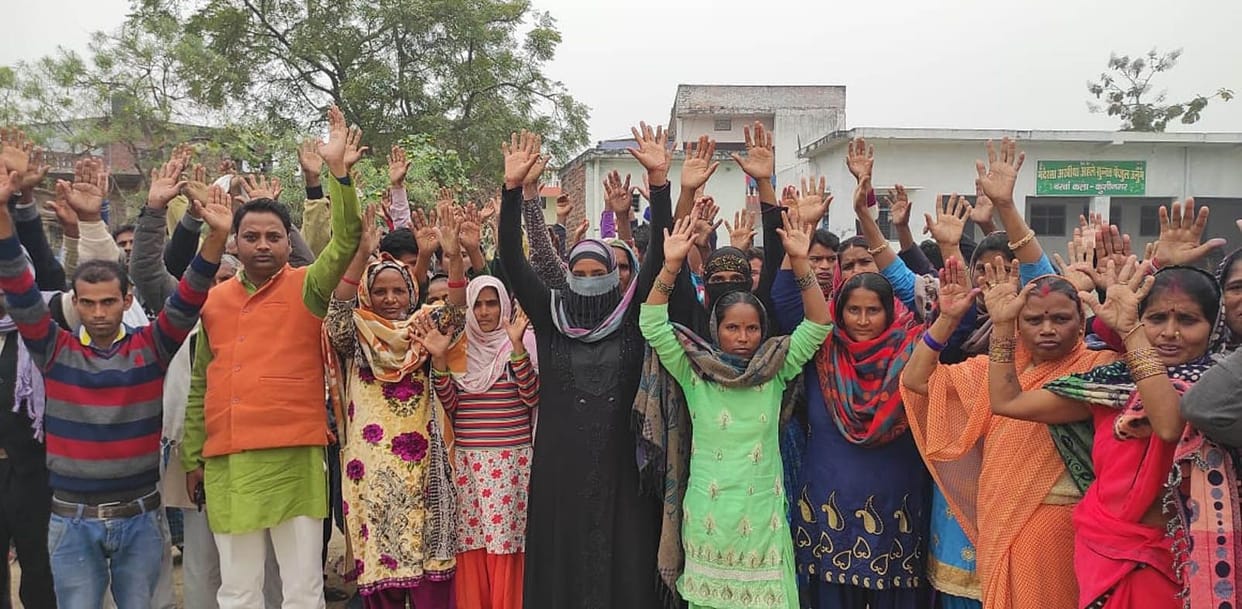 protest against kota shop selection