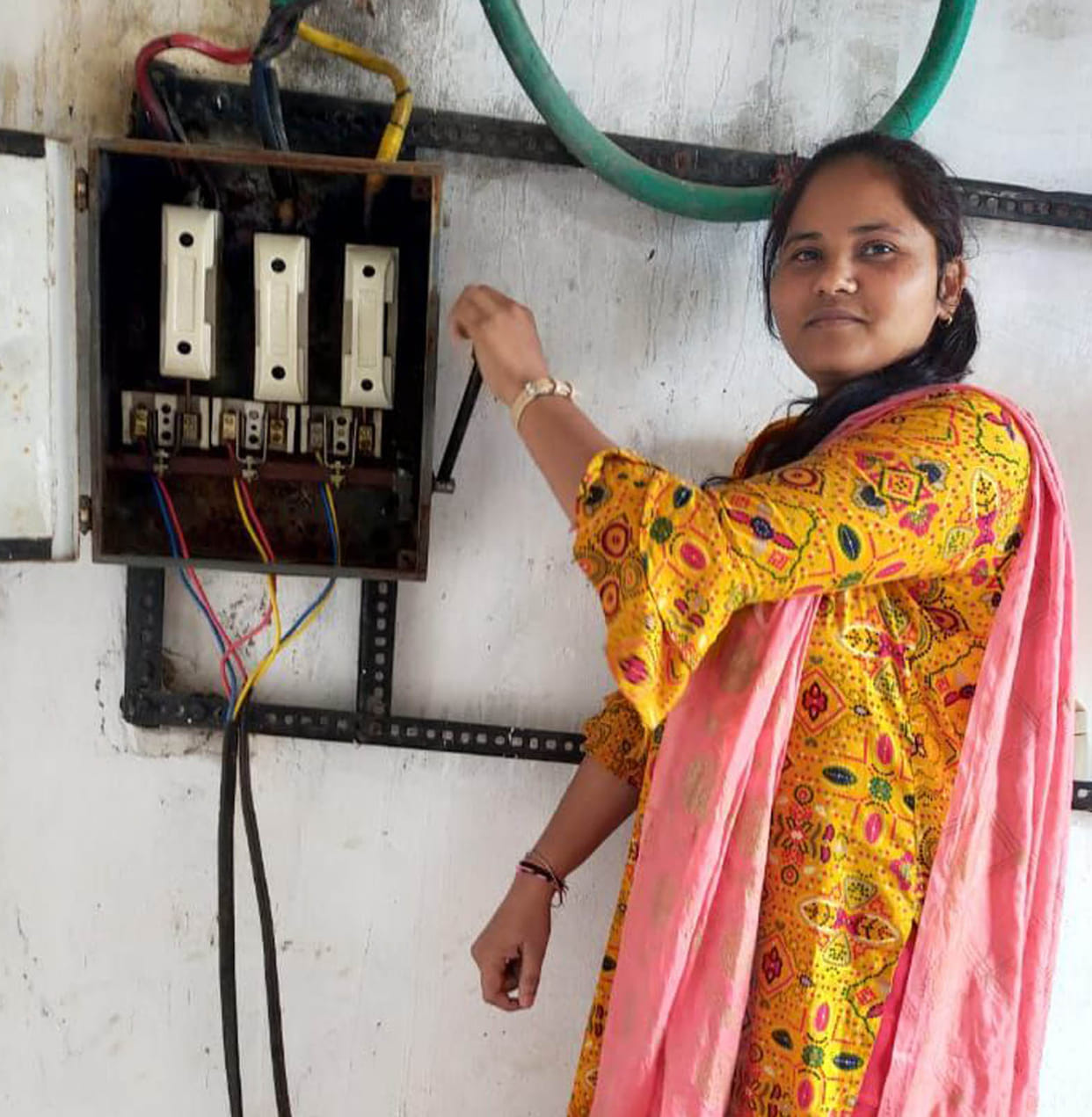 15 government tubewells of the mandal were handed over to women operators