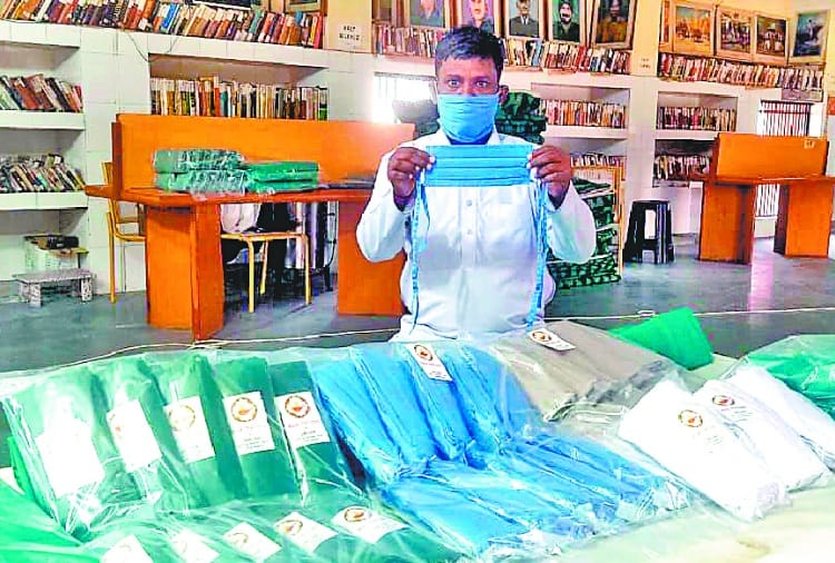Prisoner awarded for making mask in covid 19 in chandigarh