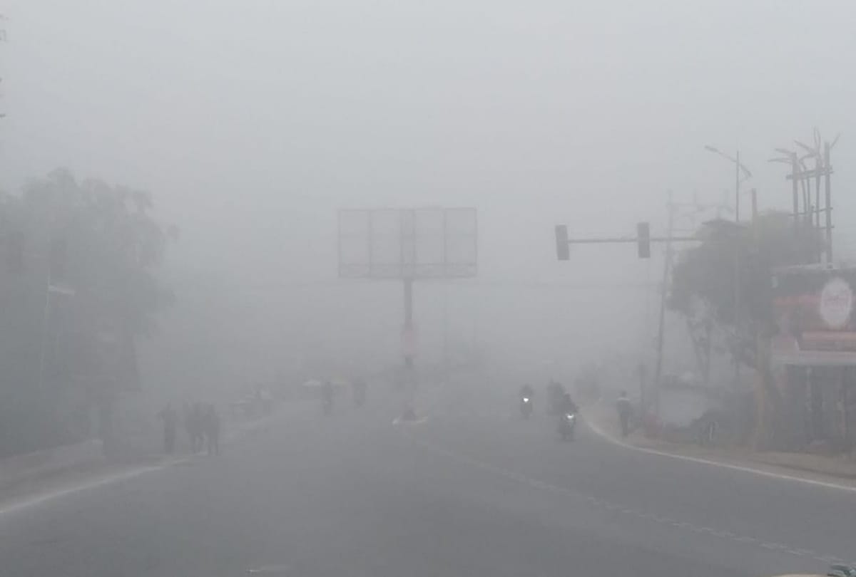 Gorakhpur Weather Today: Dense Fog in Gorakhpur UP cold increases in city see latest photos