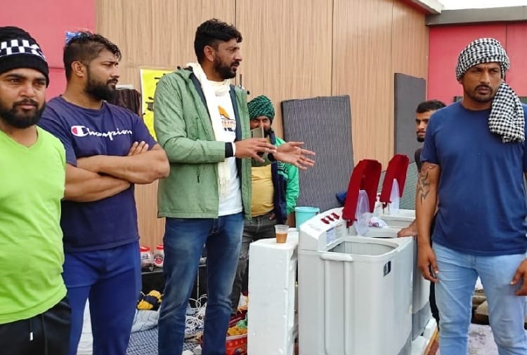 Kabaddi Players supported farmers in sonipat