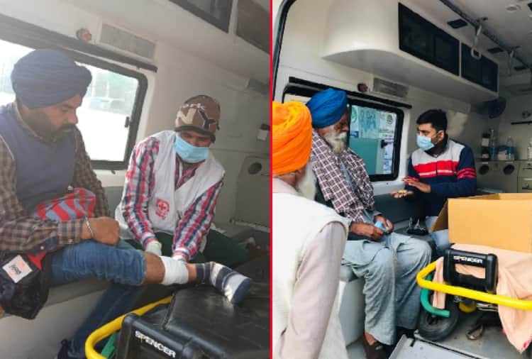 kisan andolan : Several protesting farmers complaints of fever and cold
