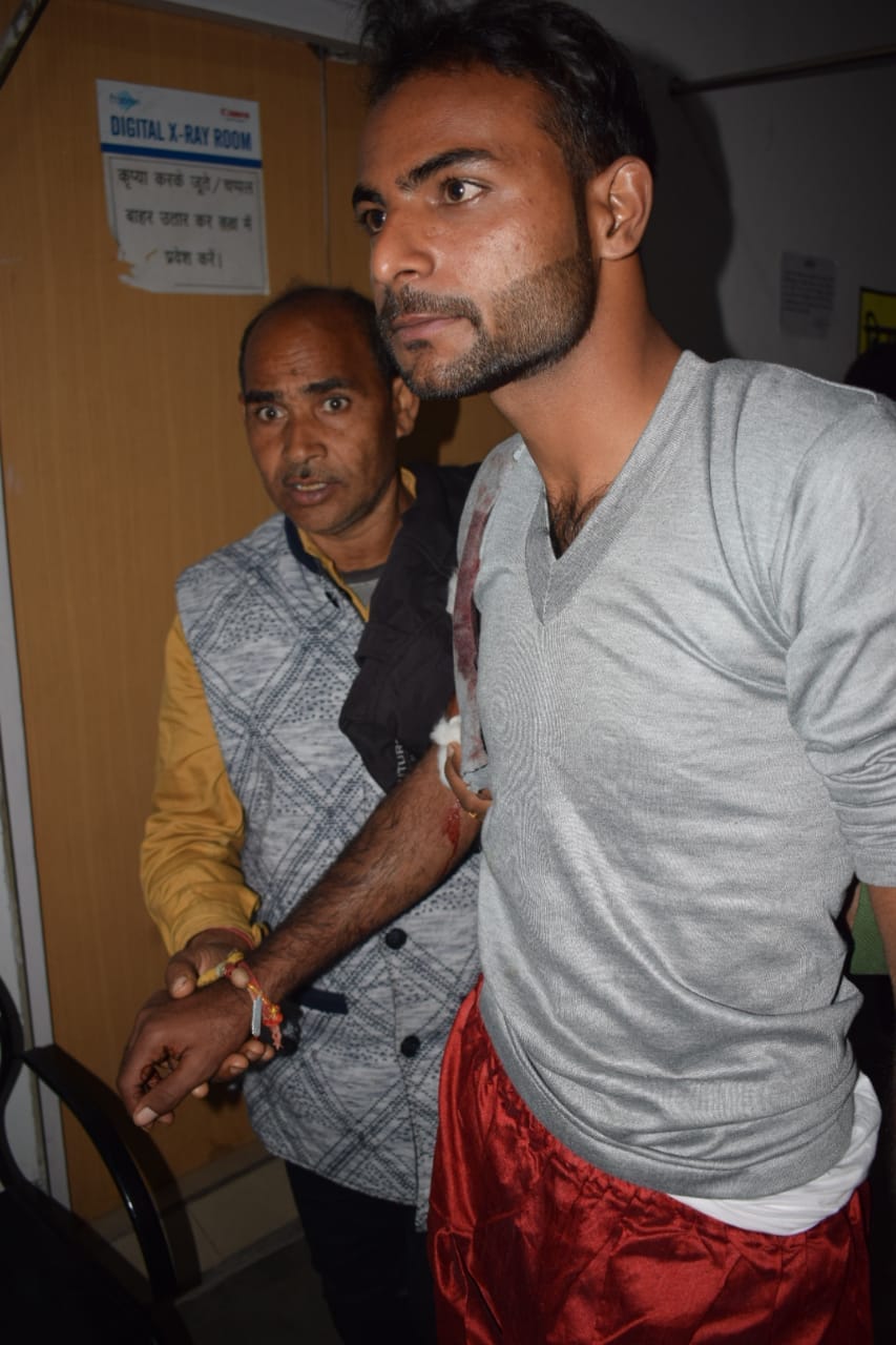 groom injured in harsh firing