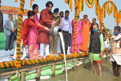 Ganga Pujan at Prayagraj Sangam to start Magh Mela, now the city of tents will be decorated
