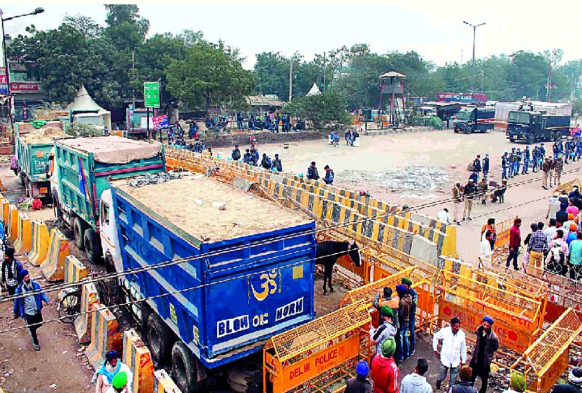 Agitating farmers may enter in Delhi secyrity tightened