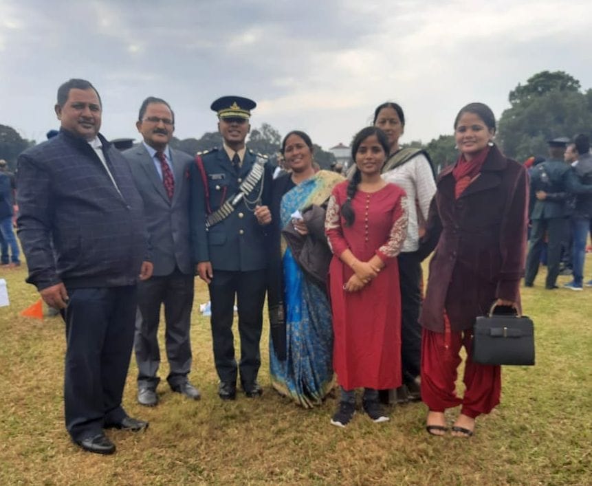 Akhilesh Singh Rana of Kamera became an officer in the army