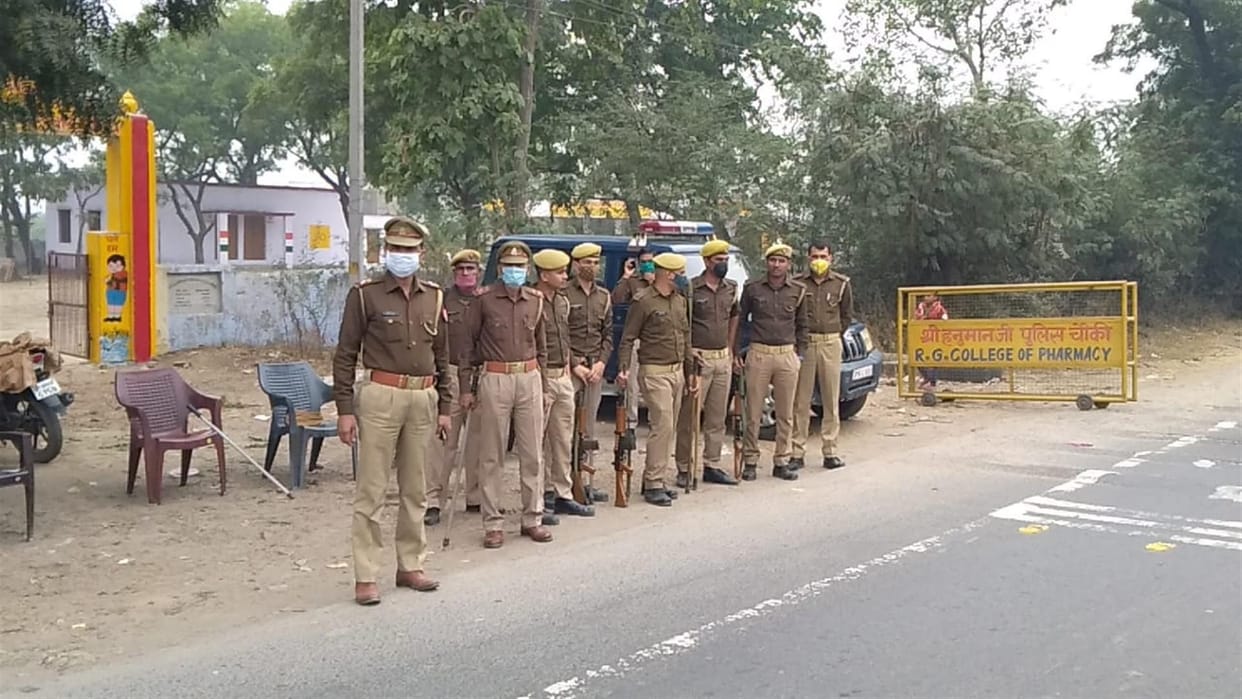 Hathras: Administration was very vigilant due to farmer movement