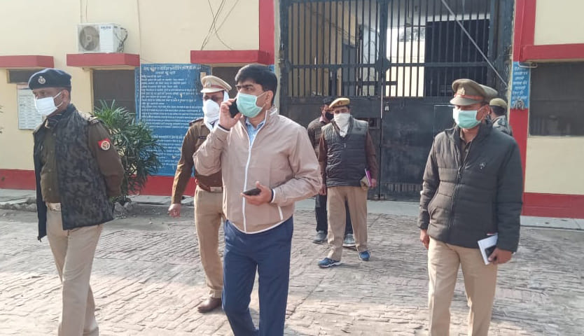 DM and SSP arrived to inspect Deoband jail