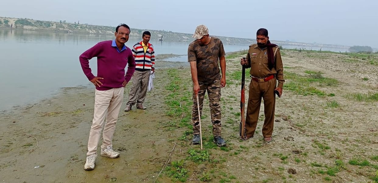 Tiger claw marks found in Shahjahanpur Ramganga Katri
