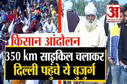 70-year-old Jarnail Singh in farmer agitation at shambhu border and farmers recited Ramayana paath at Chilla border
