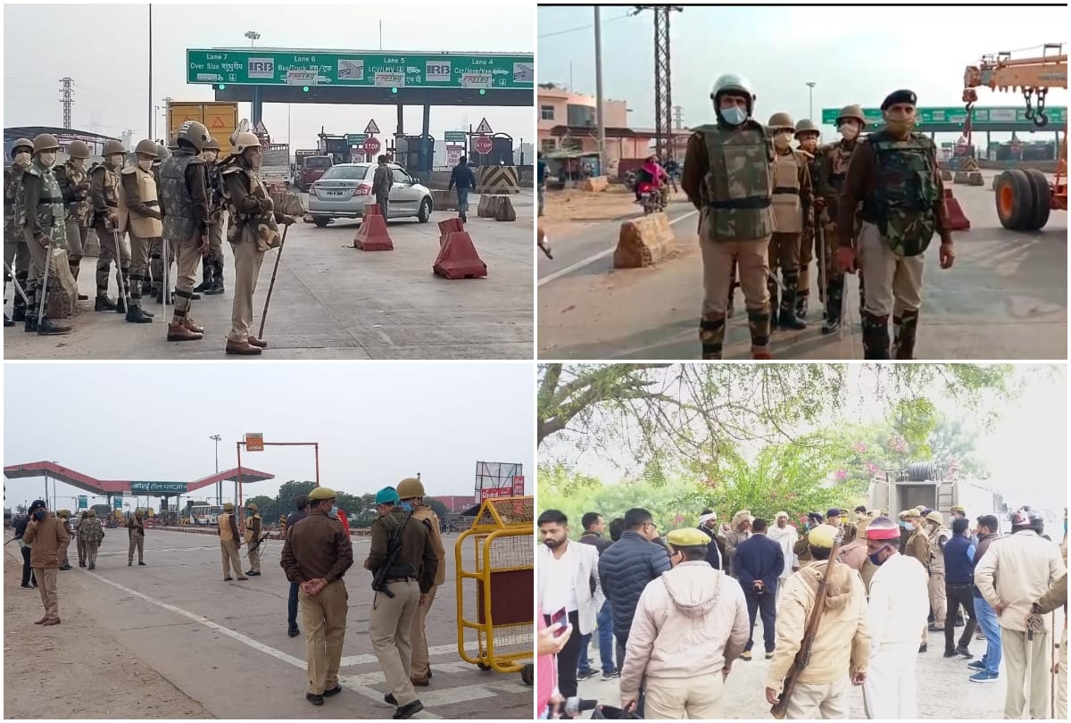 Kisan Andolan Today Latest News: Many farmers arrested from yamuna expressway in mathura