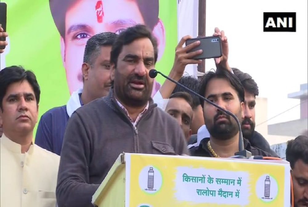 rajasthan nagaur mp hanuman beniwal support farmers protest kisan bill 2020