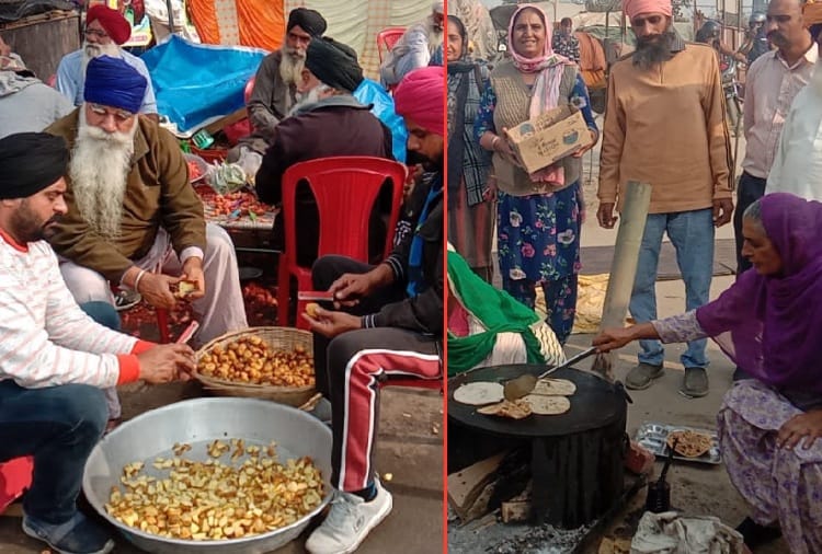 Farmers protesting in Sonipat set daily routine, see pics