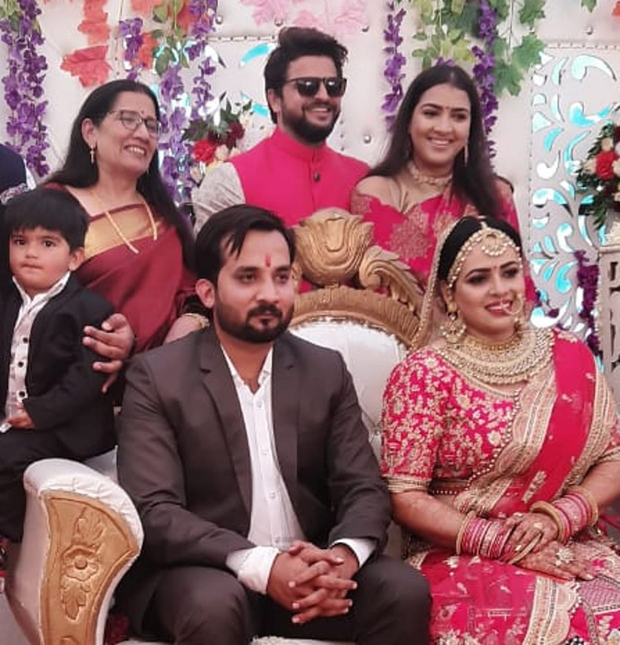 Former cricket Suresh Raina attended the wedding ceremony