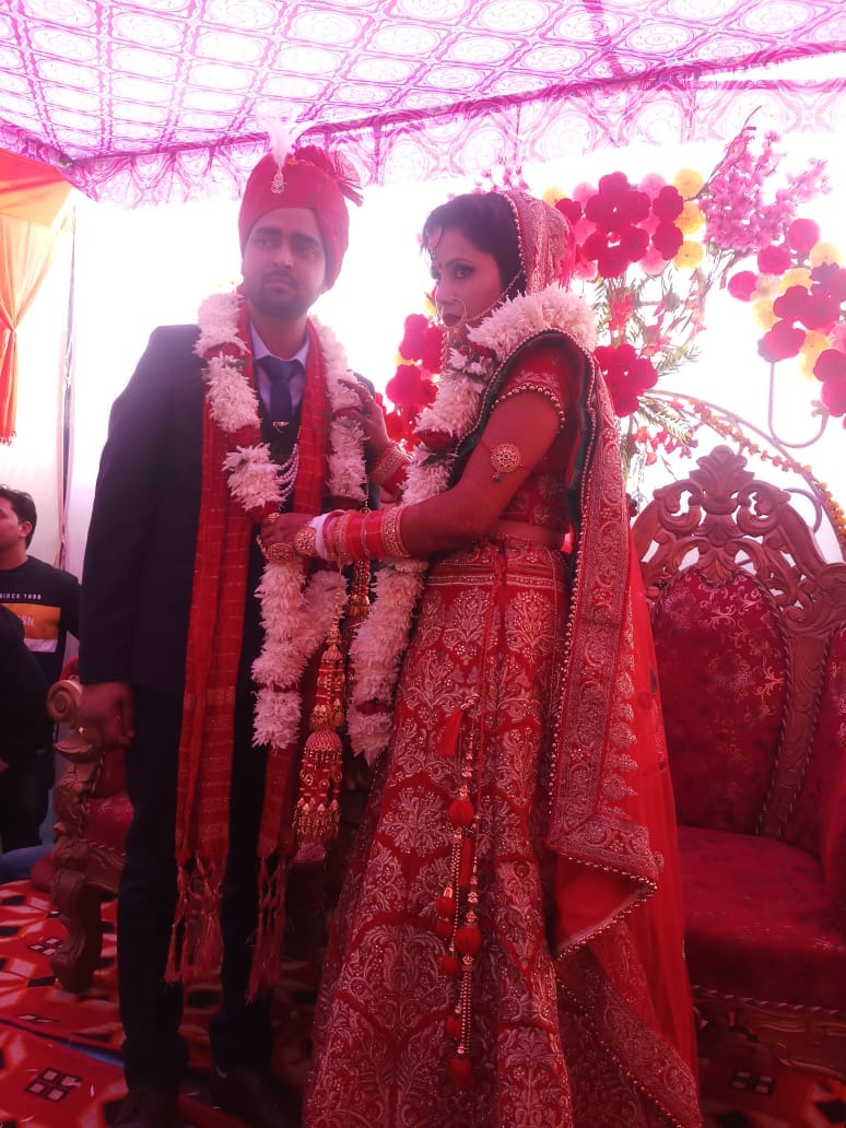 Railway technician sets an example by getting married without dowry