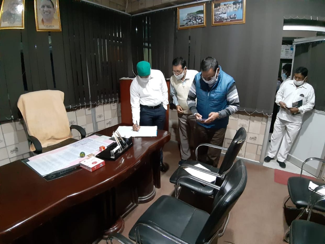 executive engineer absent during dm inpection