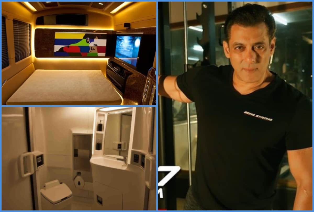 Salman Khan luxurious vanity van Inside pictures of that cost Rs 4 crore