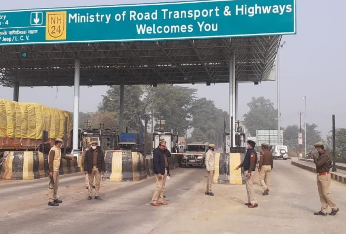 Increased vigil on Chhapwa toll plaza in Maharajganj for Farmers Protest