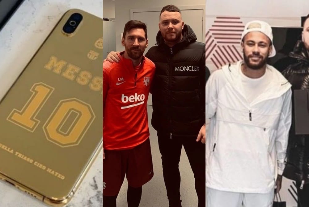 Messi, Neymar and McGregor swear by iDesign Gold, who provide personalised 24 carat gold-plated iPhones