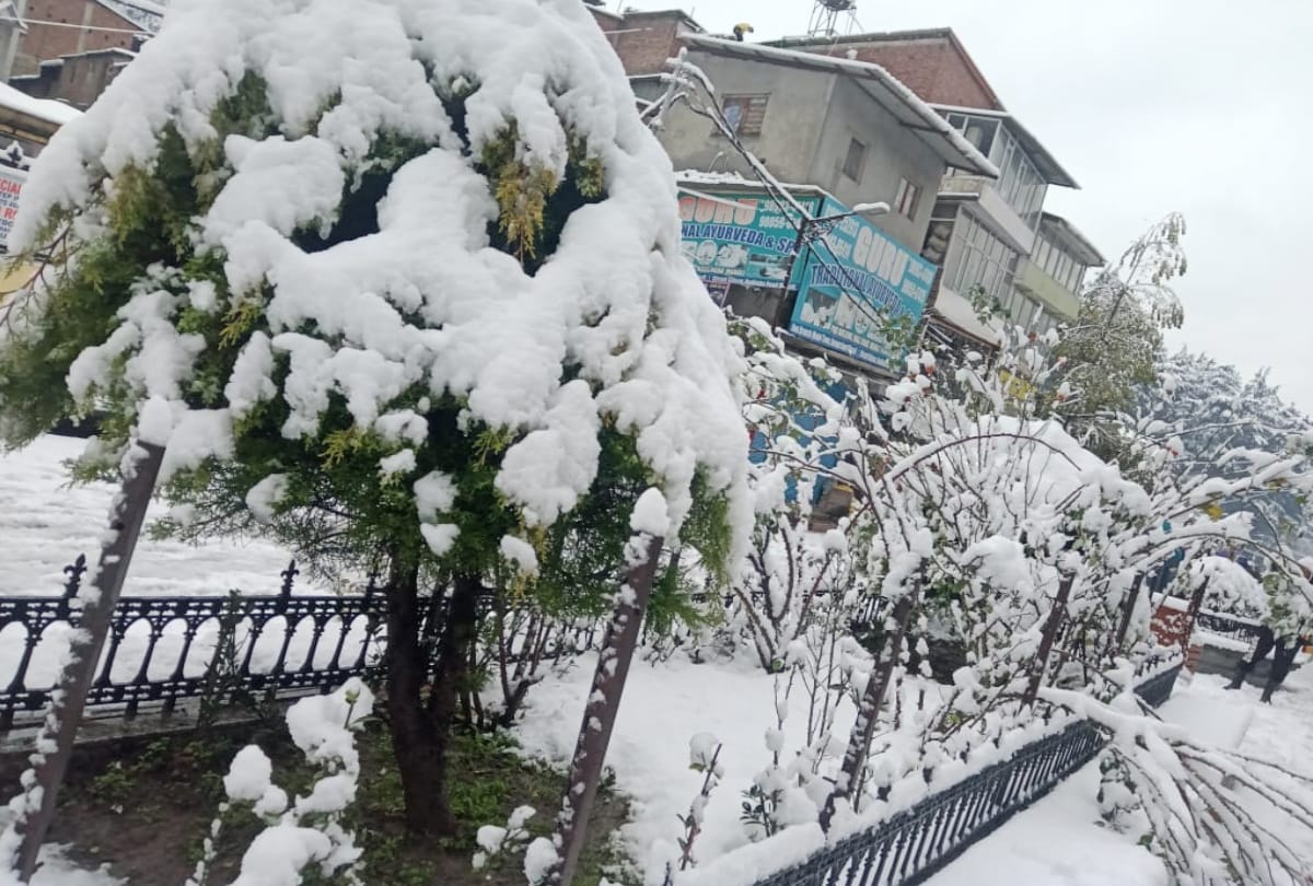 Himachal Snowfall News: heavy snowfall in state, tourists influx in manali, many roads closed