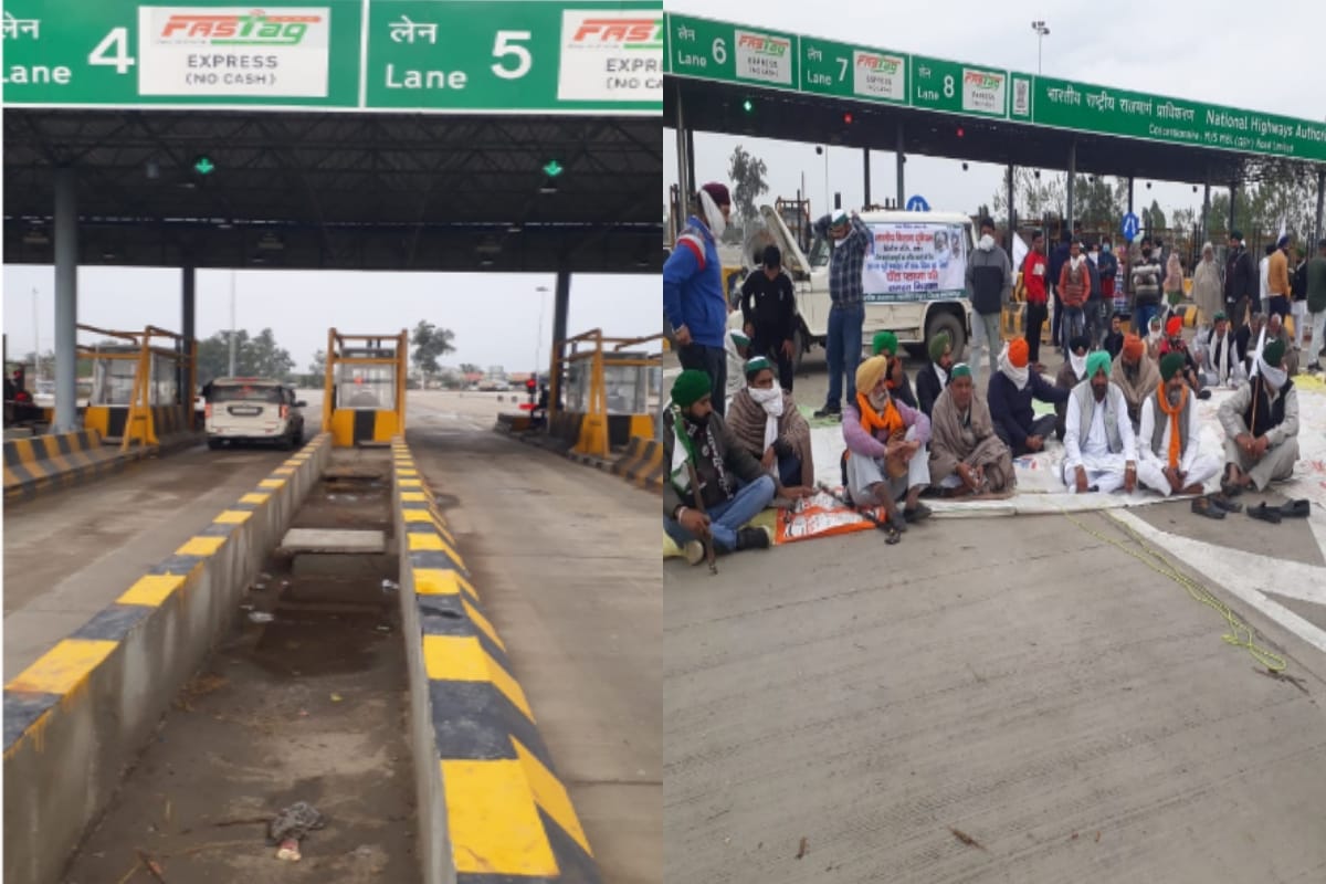 Farmers made toll free in western UP, police arrested Congress workers